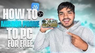 How To Stream BGMI from PC | Mirror Phone to PC for FREE