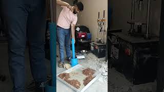 MDD maximum Dry Density Test at United civil engineering lab #reels #support #engineeringlife