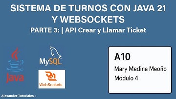 SISTEMA DE TURNOS CON JAVA 21 Y WEBSOCKETS - Parte 3: API ¿Cómo crear y Llamar un Ticket?