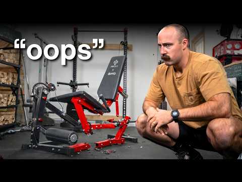 I *accidentally* broke the new 'best' budget leg extension/curl... thumbnail