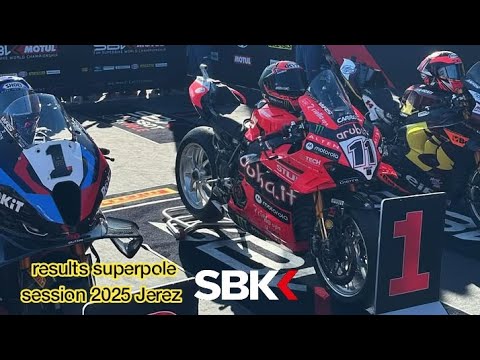 The last superpole this season! 2025 Jerez superbike - YouTube
