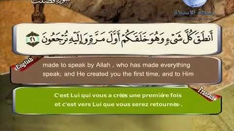 سورة فصلت الشيخ مصطفى اللاهوني