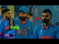 10 most saddestemotional moments in cricket history  rohit sharmaviart kohli crying world cup