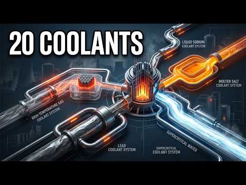 Every Reactor Coolant System Explained: PWR, BWR, Molten Salt, Sodium & More