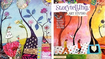 Storytelling Art Studio door Cathy Nichols │ Mixed Media Art Boekrecensie
