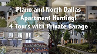 Dallas, Plano Apartment Shopping with Attached Garage: 4 Tours!