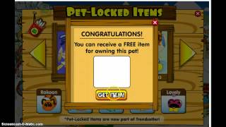 Fantage pet locked items 2012 (boys only0