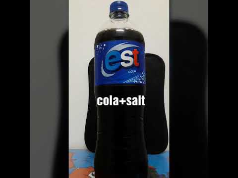 เครื่องดื่มเอส+เกลือ=ความสดชื่นและพลังงาน.cola+salt