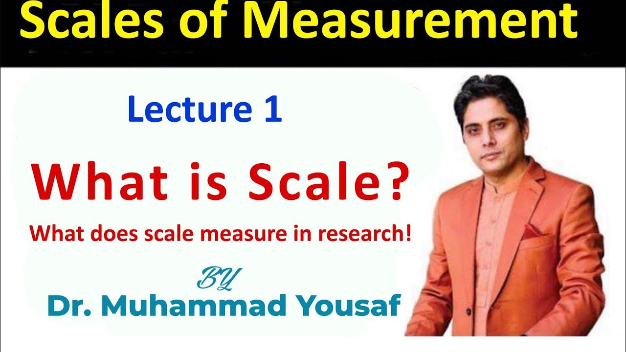 Scales of Measurement Scales Measures Dr. Muhammad Yousaf Urdu/Hindi YouTube