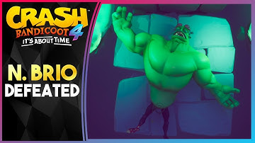 N. BRIO DEFEATED! N. VERTED MODE UNLOCKED! - Cutscene - Crash Bandicoot 4: It