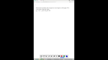 Determine whether the sequence converges or diverges. If it converges, find the limit. a_n = n - …