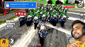 GTA SA BODYGUARD MOD||FOLLOWING BODYGUARDS||GTA SAN ANDREAS||...