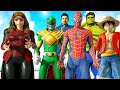SCARLET WITCH VS ALL SUPERHEROES - SPIDERMAN, HULK, GREEN RANGER | SUPER EPIC BATTLE - KJRAGAMING