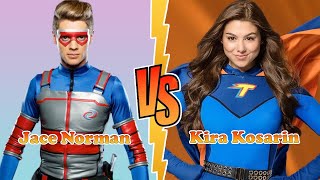 Jace Norman (Henry Danger) VS Kira Kosarin (Phoebe Thunderman)Transformation ★ From Baby To 2023