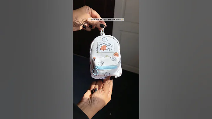 Cutest Backpack Keychain Pouch ✨🌸#purse #keychain #pouch #charms #kawaii #trendingonshorts