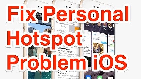 Fix Personal Hotspot Missing on iOS [HOW TO]