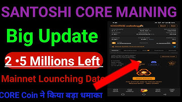 Satoshi core Mainnet Update/Satoshi New Update/Core Price prediction/CORE Mining Listing/#satoshhi