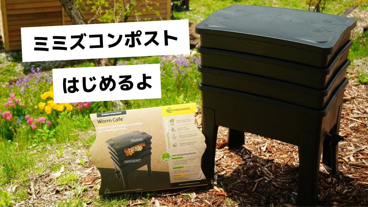 ミミズコンポストをはじめるよ！