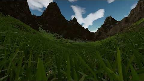 Grass 2023: Realistic Landscape Rendering with Dynamic GPU Level of Details