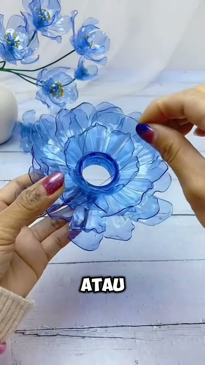 DIY Bunga Cantik dari Botol Plastik Bekas Keren Banget!