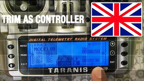 FrSky Taranis / OpenTx Crumbs - Trim as controller