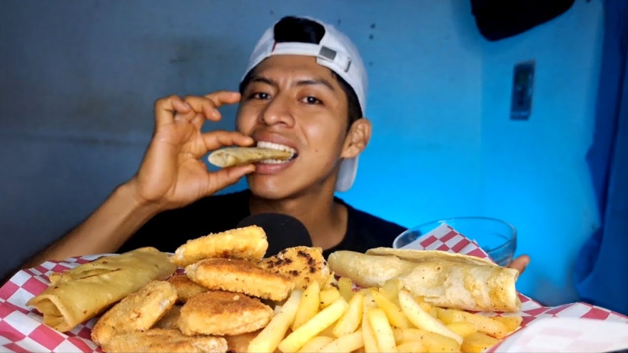 ASMR : NUGGETS DE POLLO, PAPAS FRITAS, TACOS | ASMR MUKBANG, EATING SOUNDS 🤤