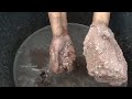 Yellow mud water crumbling asmr satisfying asmr pure cement asmr crumbling cr,crushingasmr