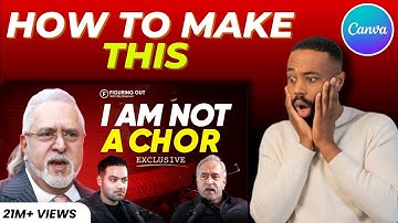 How to Make Thumbnails for YouTube Videos (FREE) | Canva Thumbnail Tutorial! 🔥 #canva #rajshamani
