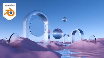 Making SURREAL LANDSCAPE Designs In Blender (Quick Tutorial)