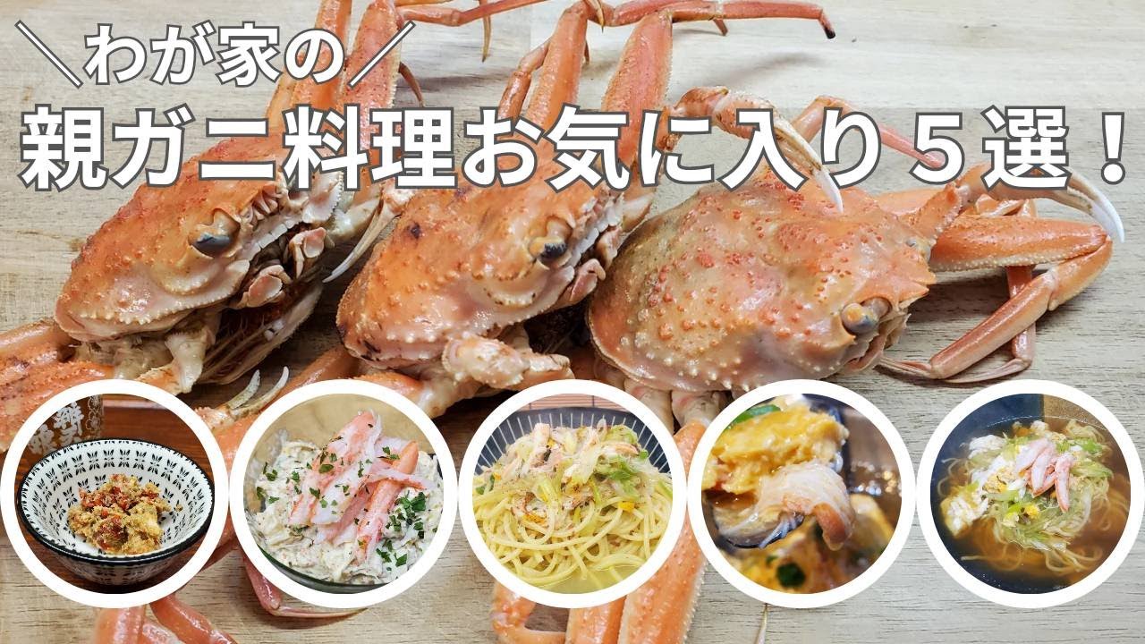 わが家の『親ガニ料理』お気に入り5選／鳥取県岩美町で田舎暮らし／female snow crab