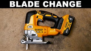 Dewalt Jigsaw Blade Change - Dcs334