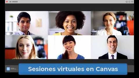 Acceso a videoconferencia en Canvas para estudiantes