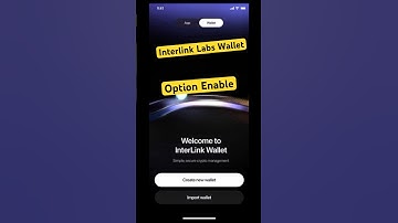 Interlink Labs Wallet Option Enable || Interlink Labs New Update #shorts #interlinklabs #zubitech