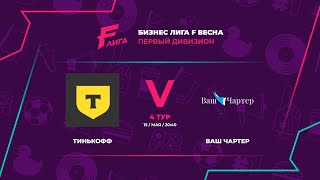 БИЗНЕС ЛИГА F "ВЕСНА 2024" | Тинькофф - : - Ваш Чартер