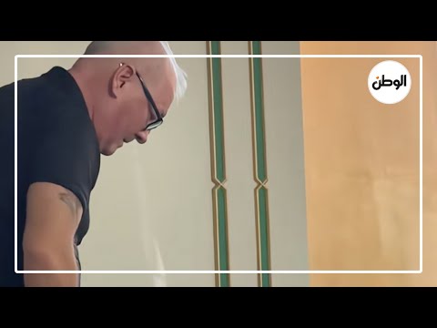 A New Convert To Islam A Scottish Man Learns How To Pray From A Mobile Phone Video Inside A Mo 