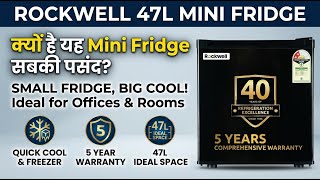 ROCKWELL 47L Mini Fridge Full Review | Review in Hindi | Features
