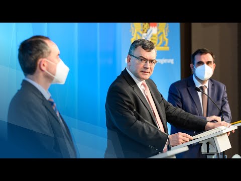 Pressekonferenz zur Corona-Pandemie (11. Januar 2022) - Bayern