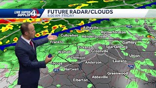 Scattered storms tonight, Thursday