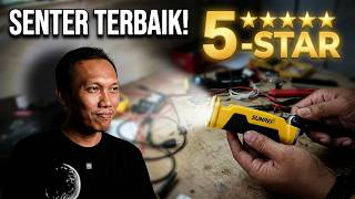 UNBOXING DAN REVIEW LAMPU SENTER SUNREI L550 HASILNYA GINI screenshot 1