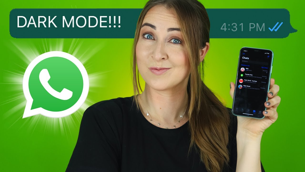 WhatsApp Dark Mode! | How to enable Android & iOS!! - YouTube