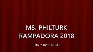 Ms. Philturk Rampadora 2018 Talent Portion