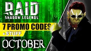 OCTOBER 🍃Raid Shadow Legends promo codes🍃Raid promo codes 2023 🍃For all accounts