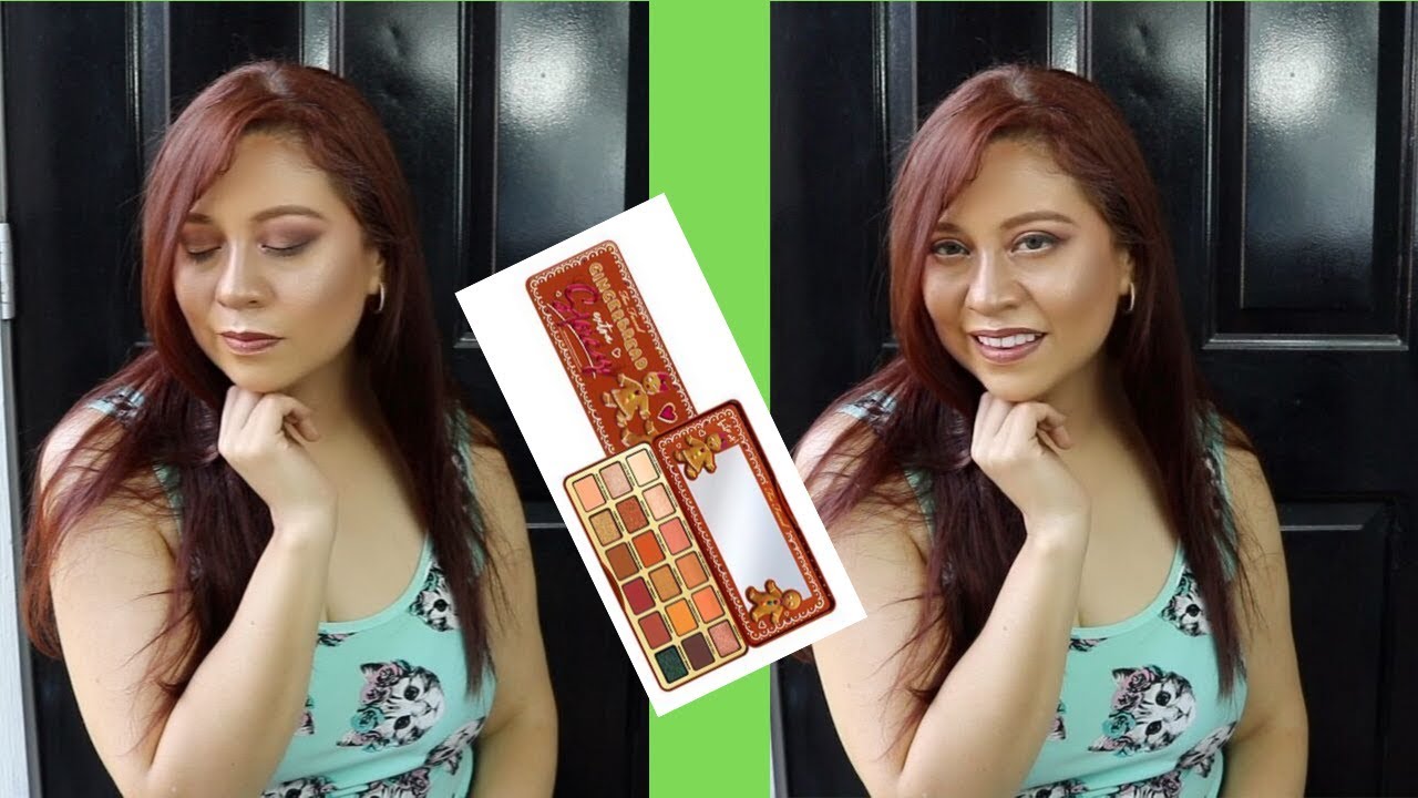TOOFACED EXTRA SPICY GINGERBREAD SMOKEY TUTORIAL