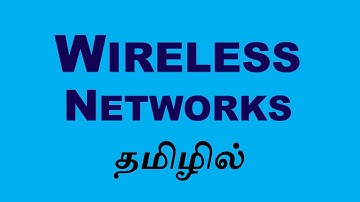 Wireless Networking (Tamil)