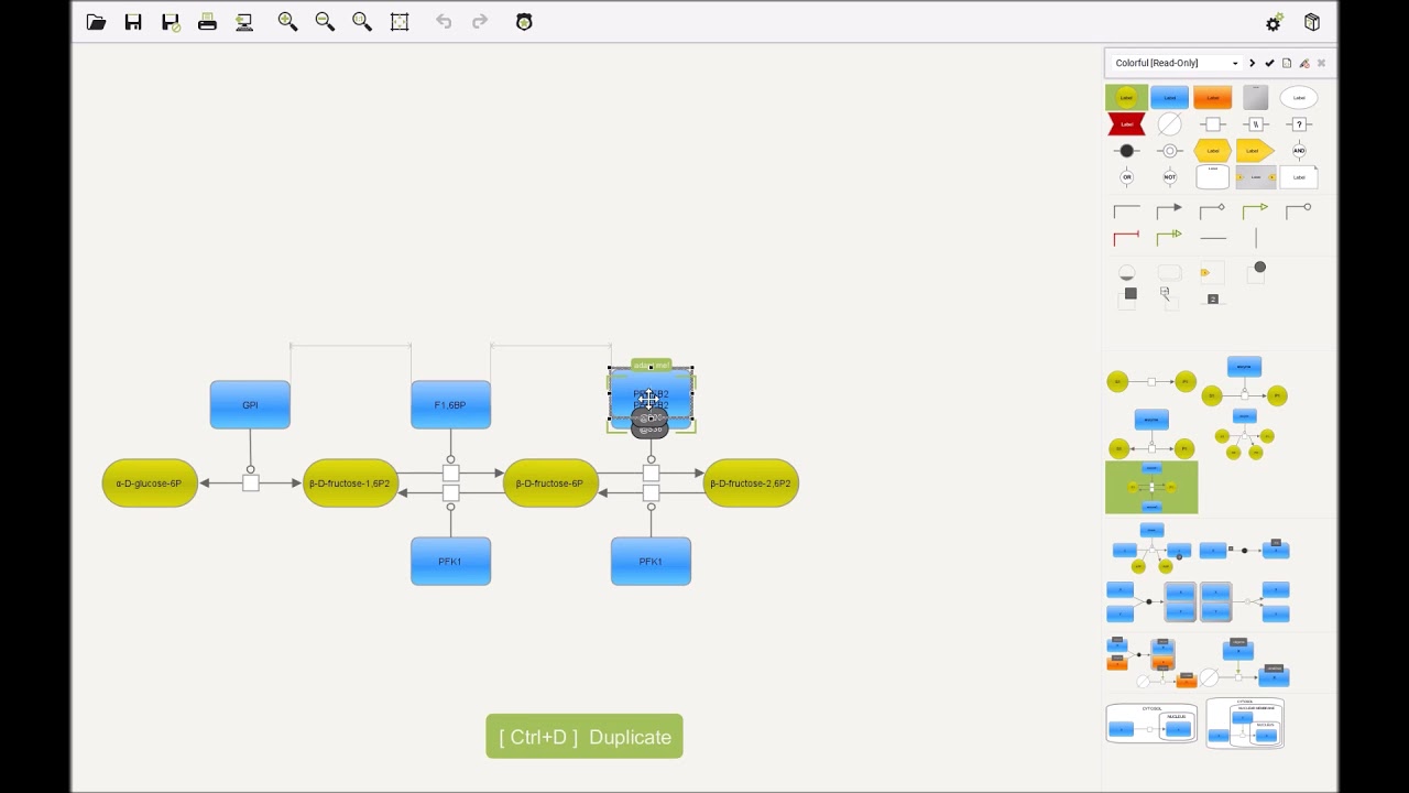 Krayon for SBGN - Diagram Creation