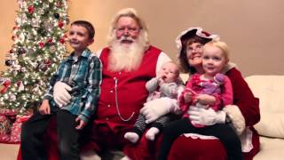 Santa came to our house