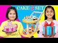Pretend Play With BIRTHDAY CAKE Set | ToyStars