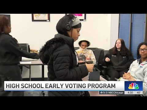 Hundreds of high school students in Cook County cast their first ...