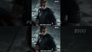 RE9 REQUIEM PS5 PRO VS PS5 SLIM Cinematic Graphics Comparison #residentevil #ps5pro #shorts