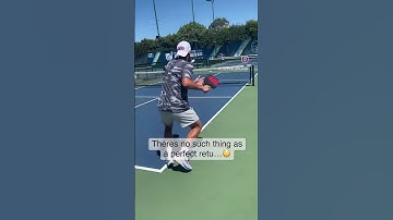The perfect pickleball return 😳